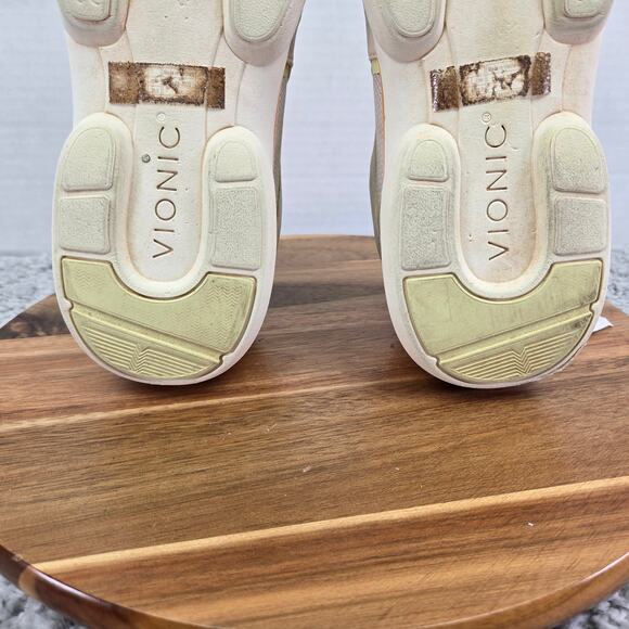 Vionic Olessa Cream Apricot Comfort Casual Daily Walking Sneaker Womens 8.5 Wide - Picture 10 of 12